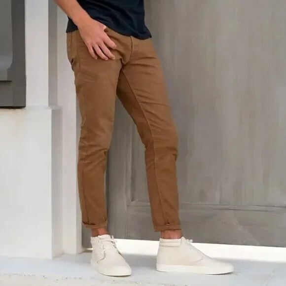 NISOLO MEN'S EVERYDAY HIGH TOP LEATHER BONE SNEAKERS SZ 9 NWOB $170 - Picture 3 of 9